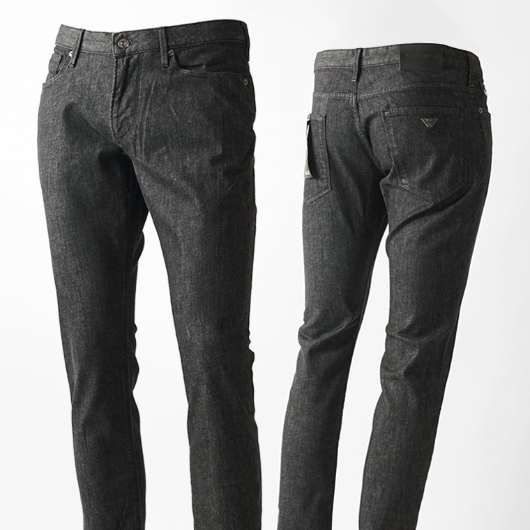 EMPORIO ARMANI メンズ ジーンズ EM000121 AF23022 BLACK DENIM ウォッシュブラック MC002