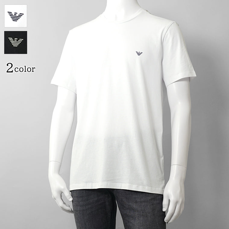 【SUMMER FINAL SALE】 EMPORIO ARMANI UNDERWEAR ライン メンズ Tシャツ EM000384 AF20669 2カラー