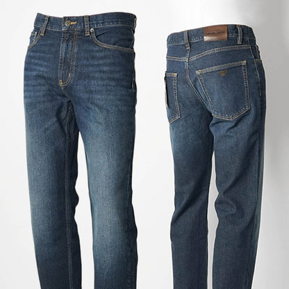 EMPORIO ARMANI メンズ ジーンズ EM000763 AF14296 MEDIUM BLUE DENIM ウォッシュブルー MB002