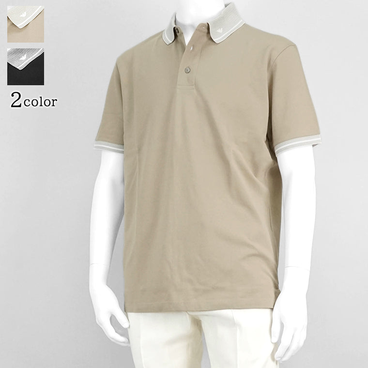 EMPORIO ARMANI メンズ ポロシャツ EM000852 AF12955 2カラー