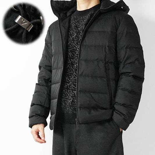 EMPORIO ARMANI メンズ ダウンジャケット EM003043 AF15384 BLACK ブラック UC001