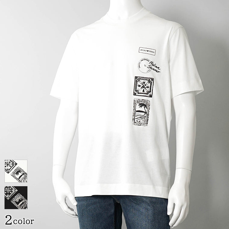 EMPORIO ARMANI メンズ Tシャツ EM004994 AF24470 2カラー