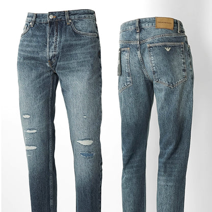 EMPORIO ARMANI メンズ ジーンズ EM006484 AF29571 MEDIUM BLUE DENIM ウォッシュブルー MB002