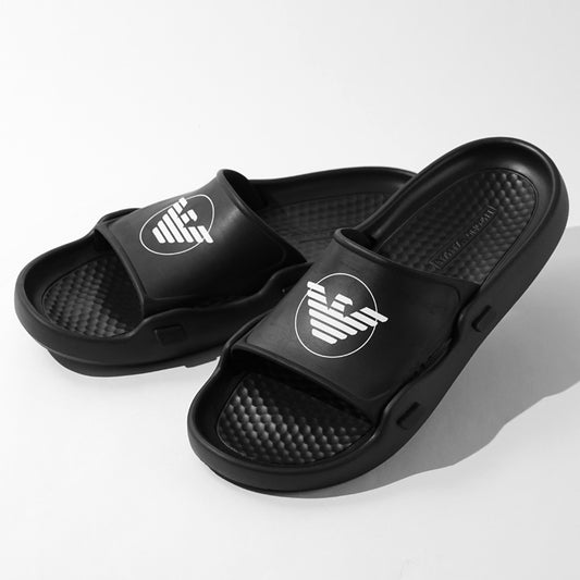 EMPORIO ARMANI SWIMWEAR ライン メンズ サンダル EX000044 AF22191 BLACK ブラック UC001