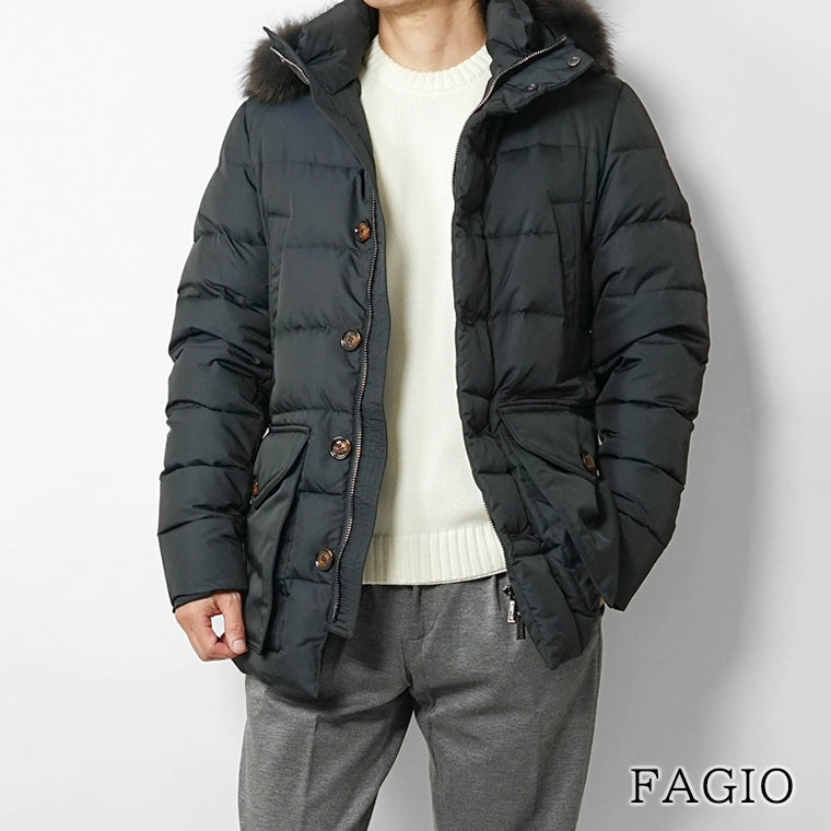 MooRER メンズ ダウンジャケット FAGIO F KM ネイビー BLU