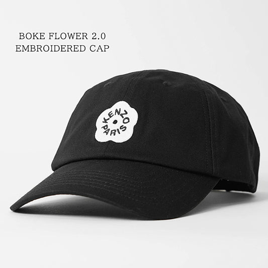 KENZO メンズ レディース キャップ BOKE FLOWER 2.0 EMBROIDERED CAP FF58AC411F34 BLACK ブラック 99