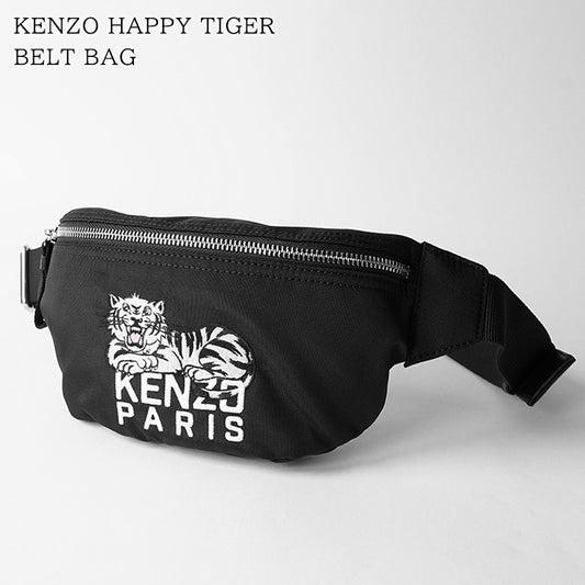 KENZO メンズ レディース ベルトバッグ KENZO HAPPY TIGER BELT BAG FF65SA607F29 BLACK ブラック 99