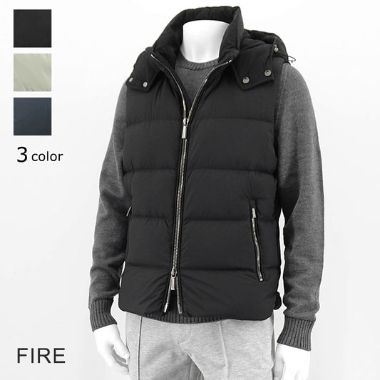 MooRER メンズ ダウンベスト FIRE SKT FIRE SKT 3カラー