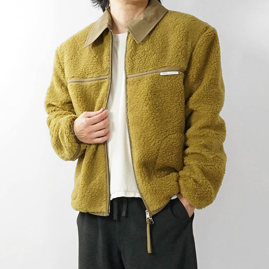 AMI メンズ ブルゾン HJK856 PL0040 VERT LICHEN リケン 374