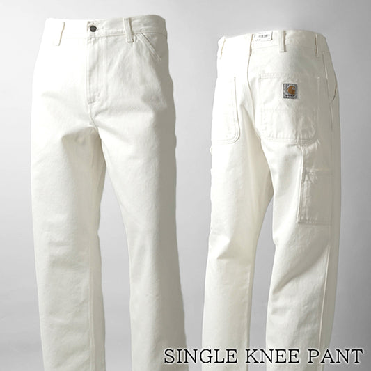 Carhartt WIP メンズ ジーンズ SINGLE KNEE PANT I032024 WHITE オフホワイト 0202