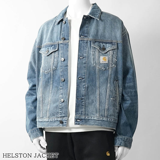 Carhartt WIP メンズ デニムジャケット HELSTON JACKET I033352 BLUE ウォッシュブルー 01EJ