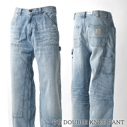Carhartt WIP メンズ ジーンズ OG DOUBLE KNEE PAN I036733 BLUE BURST WASHED ウォッシュブルー 01UR