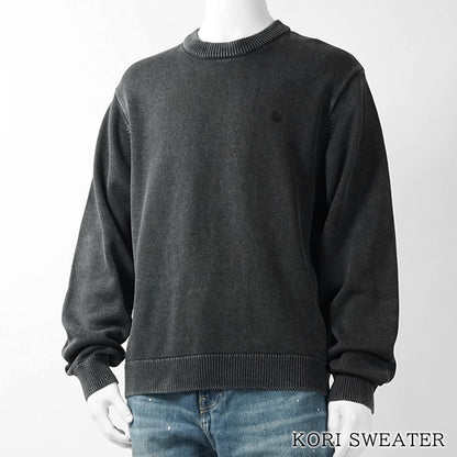 Carhartt WIP メンズ ニット KORI SWEATER I036819 BLACK ウォッシュブラック 89GD