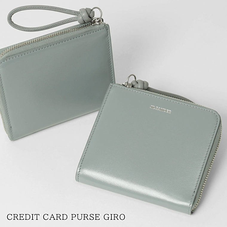 JIL SANDER レディース メンズ コイン＆カードケース CREDIT CARD PURSE GIRO J07VL0004 P5354 STEEL 044