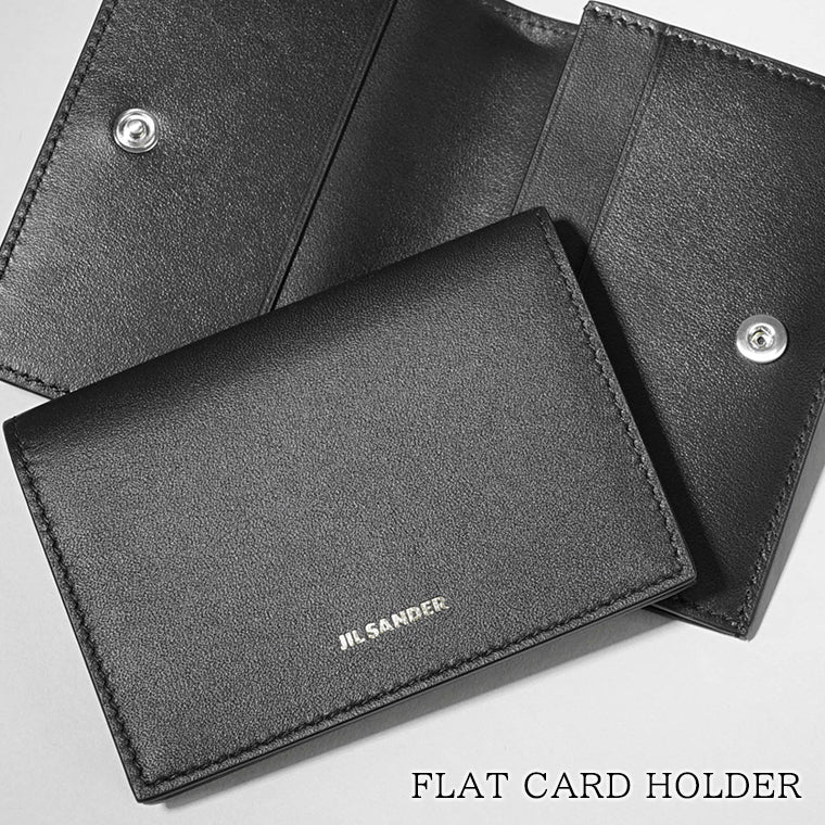 JIL SANDER メンズ レディース カードケース FLAT CARD HOLDER J26VL0027 P5995 BLACK ブラック 001