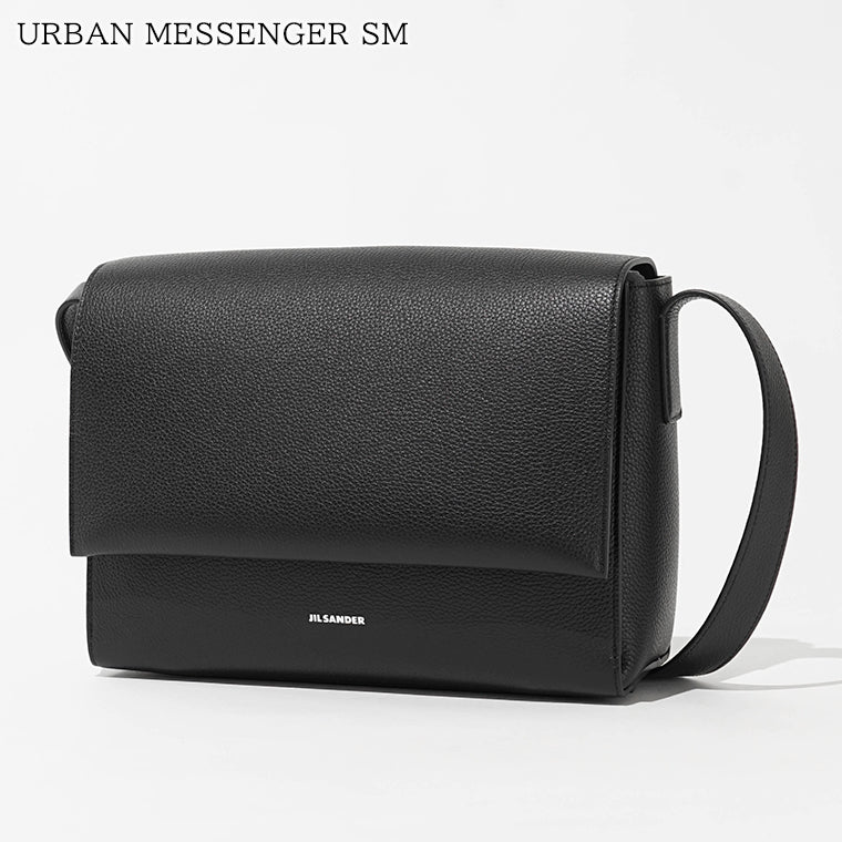 JIL SANDER メンズ レディース ショルダーバッグ URBAN MESSENGER SM J26WG0084 P9301 BLACK ブラック 001