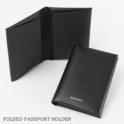 JIL SANDER メンズ レディース パスポートカバー FOLDED PASSPORT HOLDER J28VL0005 P5713 BLACK ブラック 001