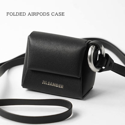 JIL SANDER メンズ レディース イヤホンケース FOLDED AIRPODS CASE J28VL0006 P5713 BLACK ブラック 001