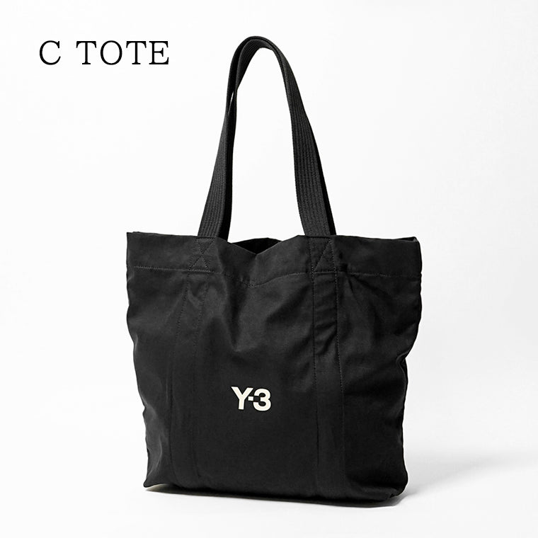Y-3 メンズ レディース トートバッグ C TOTE JJ3957 NOIR TALC ブラック BLACK TALC