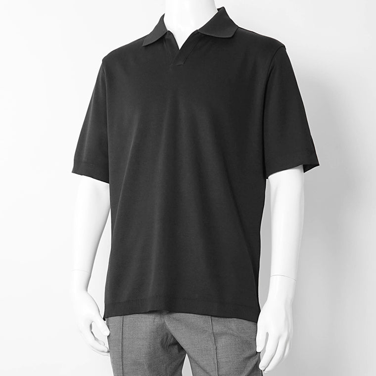 【2026SS SUMMER SALE】HERNO メンズ ポロシャツ JV000004U 52059 ブラック 9300