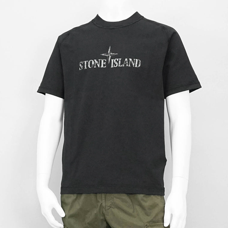 STONE ISLAND メンズ Tシャツ K1S152100020 S0081 ブラック V0029