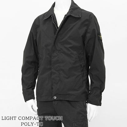 STONE ISLAND メンズ ブルゾン LIGHT COMPACT TOUCH POLY TC K1S154100025 S0042 ブラック V0029