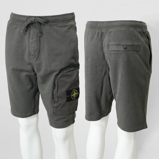 【SUMMER FINAL SALE】 STONE ISLAND メンズ ショートパンツ K1S156200002 S0123 チャコールグレー V0065
