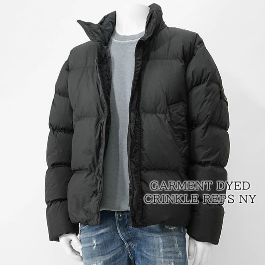 STONE ISLAND メンズ ダウンジャケット GARMENT DYED CRINKLE REPS NY K2S154100010 S0A23 ブラック V0029