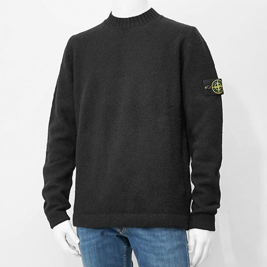STONE ISLAND メンズ ニット K2S155100056 S00N2 ブラック V0029