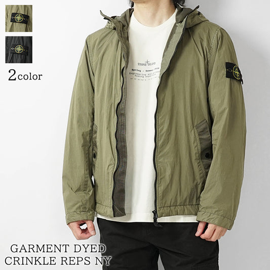 STONE ISLAND メンズ ブルゾン GARMENT DYED CRINKLE REPS NY L1S154100001 S0A23 2カラー