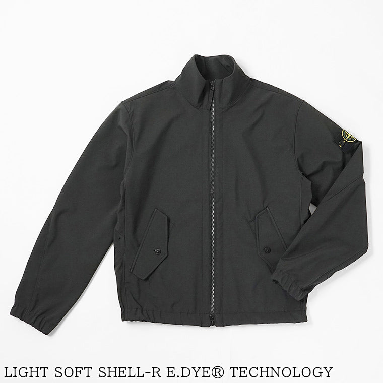 STONE ISLAND メンズ ブルゾン LIGHT SOFT SHELL R E DYE TECHNOLOGY L1S154100022 S0A22 ブラック V0029