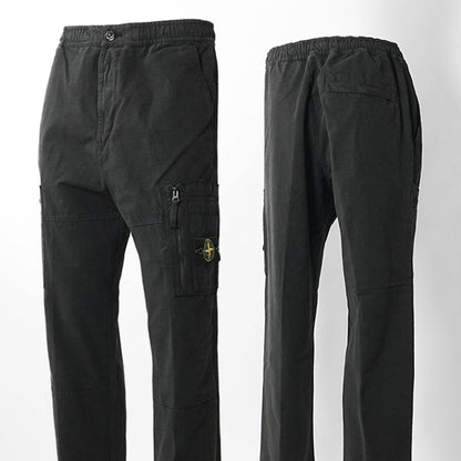 STONE ISLAND メンズ カーゴパンツ L2S153100015 S0211 ブラック V0029
