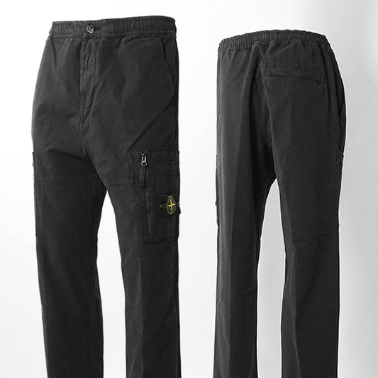 STONE ISLAND メンズ カーゴパンツ L2S153100015 S0211 ブラック V0029
