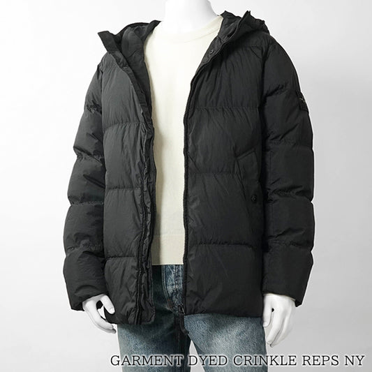 STONE ISLAND メンズ ダウンジャケット GARMENT DYED CRINKLE REPS NY L2S154100037 S0A23 ブラック V0029
