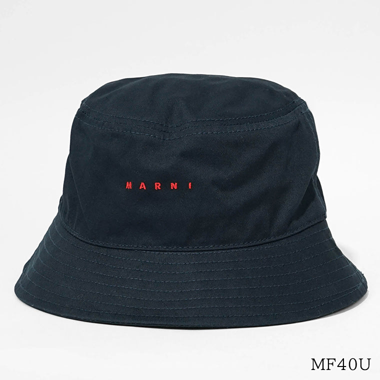 【SUMMER FINAL SALE】 MARNI KIDS キッズ バケットハット MF40U M01469 M00J2 ネイビー 0M803