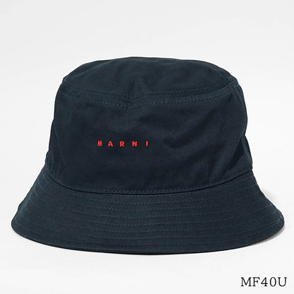 【SUMMER FINAL SALE】 MARNI KIDS キッズ バケットハット MF40U M01469 M00J2 ネイビー 0M803