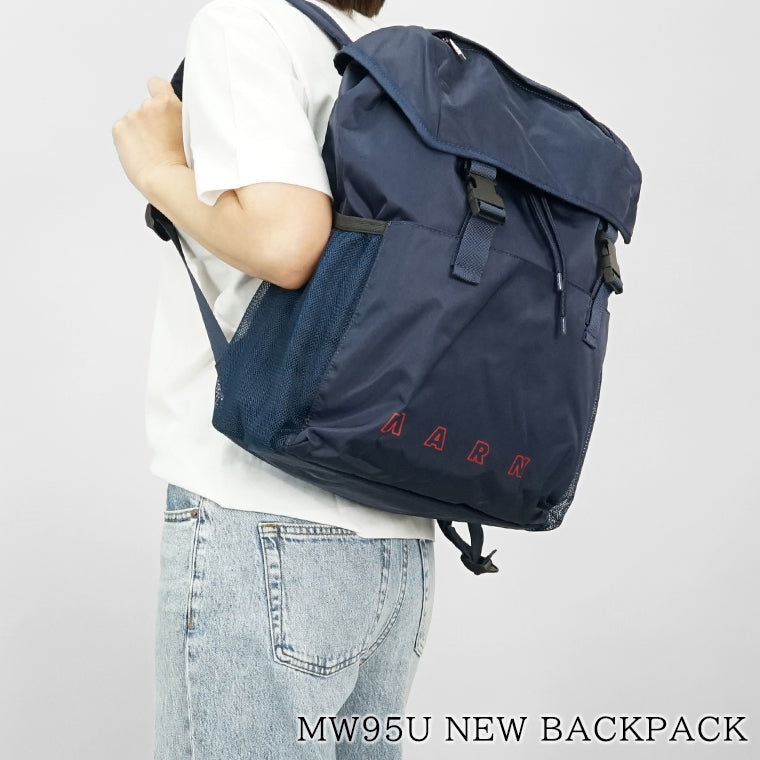 MARNI KIDS キッズ バックパック MW95U NEW BACKPACK M01477 M00TJ ネイビー 0M803