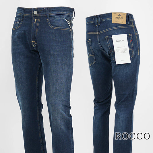 【2024AW CLEARANCE SALE】 REPLAY メンズ ジーンズ ROCCO M1005 685702 ウォッシュブルー 007