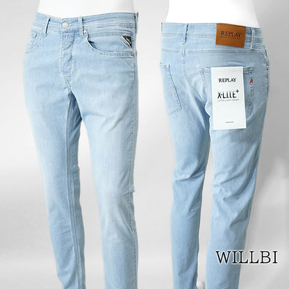 REPLAY メンズ ジーンズ WILLBI M1008J 785858 ウォッシュライトブルー 010