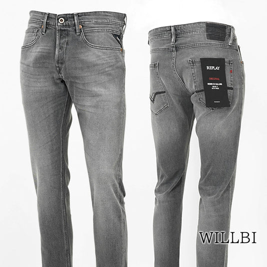 REPLAY メンズ ジーンズ WILLBI M1008R 739962 ウォッシュグレー 096