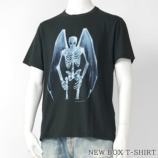 OUR LEGACY メンズ Tシャツ NEW BOX T-SHIRT M2266NF ブラック FALLEN ANGEL PRINT
