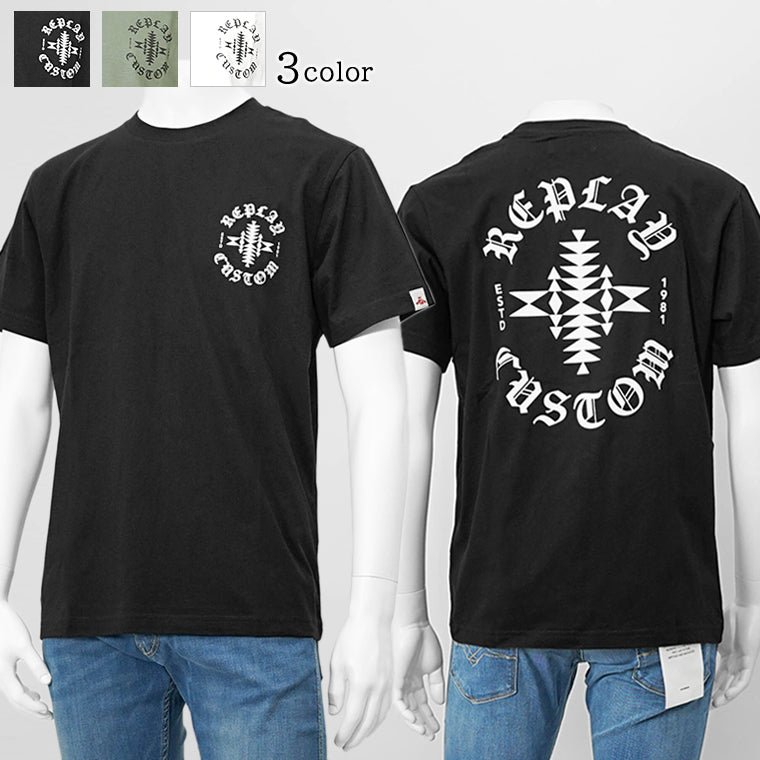 REPLAY メンズ Tシャツ M3052 2660 3カラー