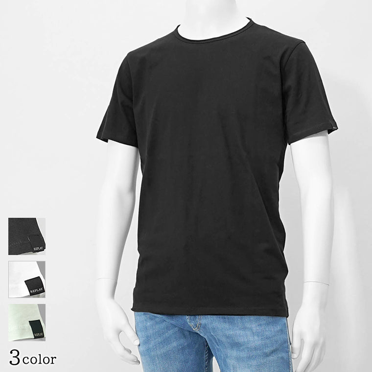 【SUMMER FINAL SALE】 REPLAY メンズ Tシャツ M3590A 2660 3カラー