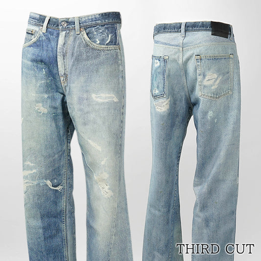 OUR LEGACY メンズ ジーンズ THIRD CUT M4205TDD ウォッシュブルー DIGITAL DENIM PRINT