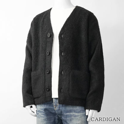 OUR LEGACY メンズ カーディガン CARDIGAN M4206CBM ブラック BLACK MOHAIR