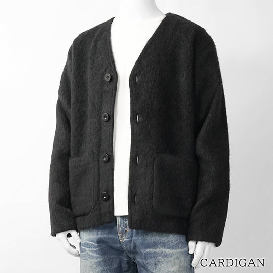 OUR LEGACY メンズ カーディガン CARDIGAN M4206CBM ブラック BLACK MOHAIR