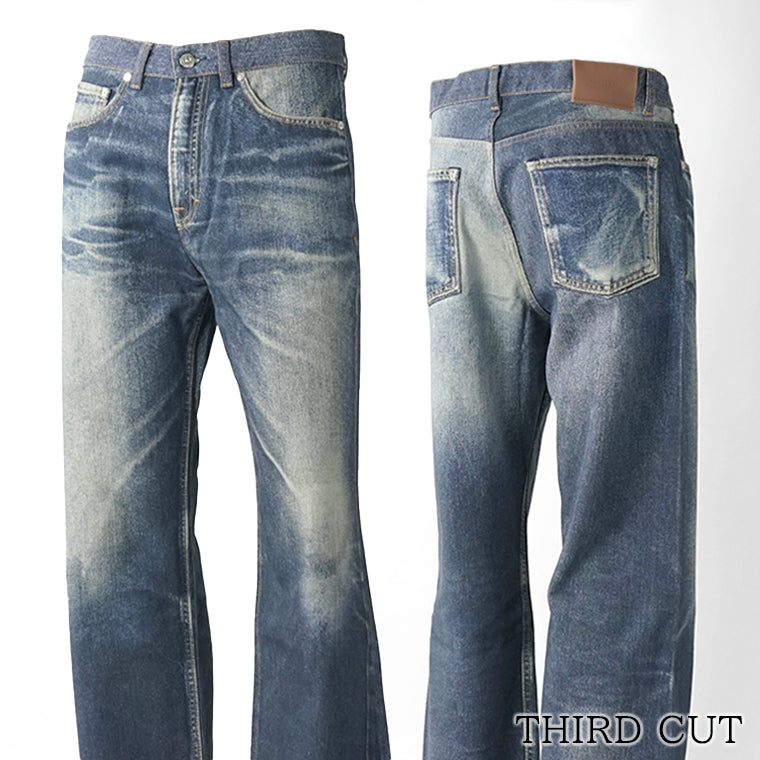 OUR LEGACY メンズ ジーンズ THIRD CUT M4265TAZ ウォッシュブルー AZURE PRINT