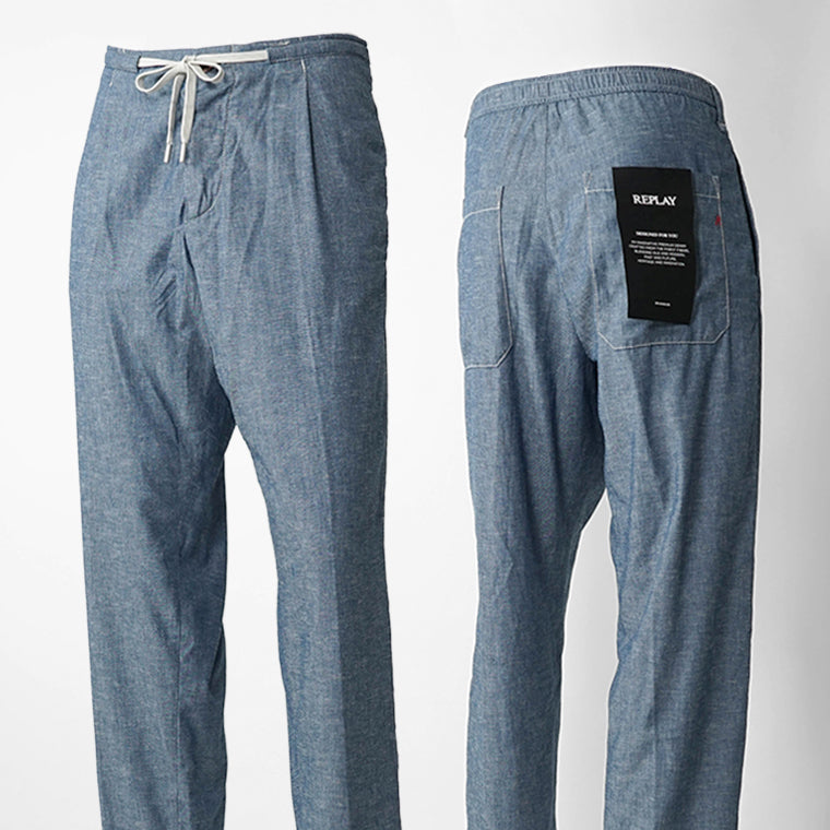 【2026SS SUMMER SALE】 REPLAY メンズ パンツ M9044 24807A ウォッシュブルー 009