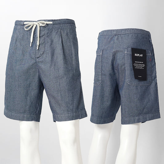 【2026SS SUMMER SALE】REPLAY メンズ ショートパンツ M9074 25607A ウォッシュブルー 007