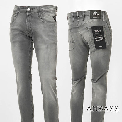 REPLAY メンズ ジーンズ ANBASS M914 103C35 ウォッシュグレー 096